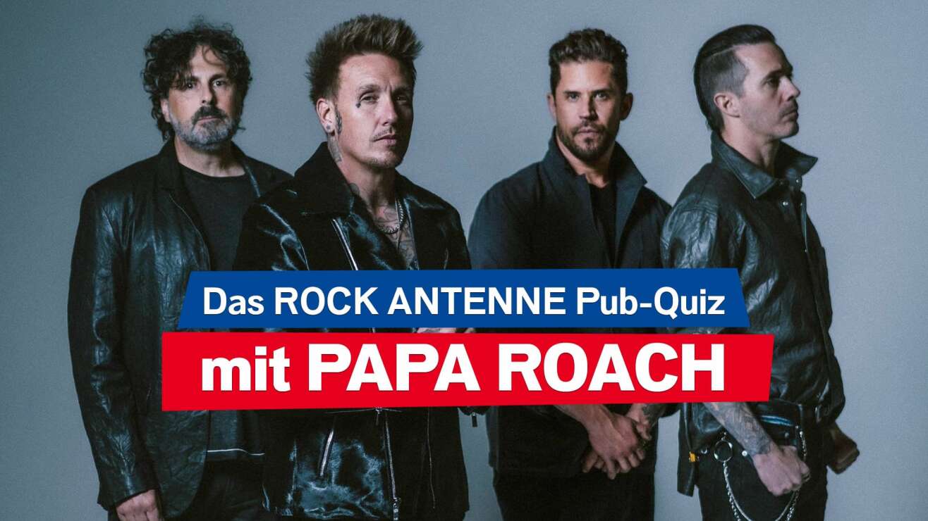 Das ROCK ANTENNE Bayern Pub-Quiz mit Papa Roach: Hier anmelden!