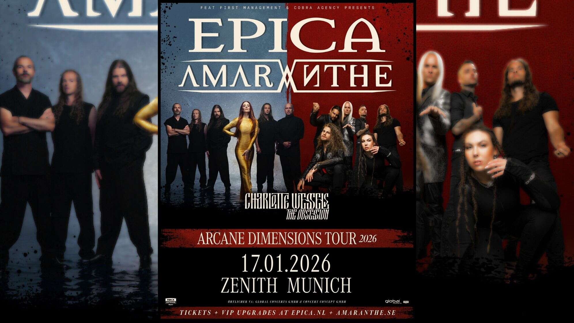 Epica & Amaranthe Bandmitglieder