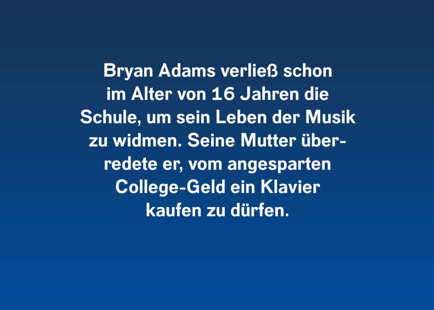 10 Fakten über Bryan Adams