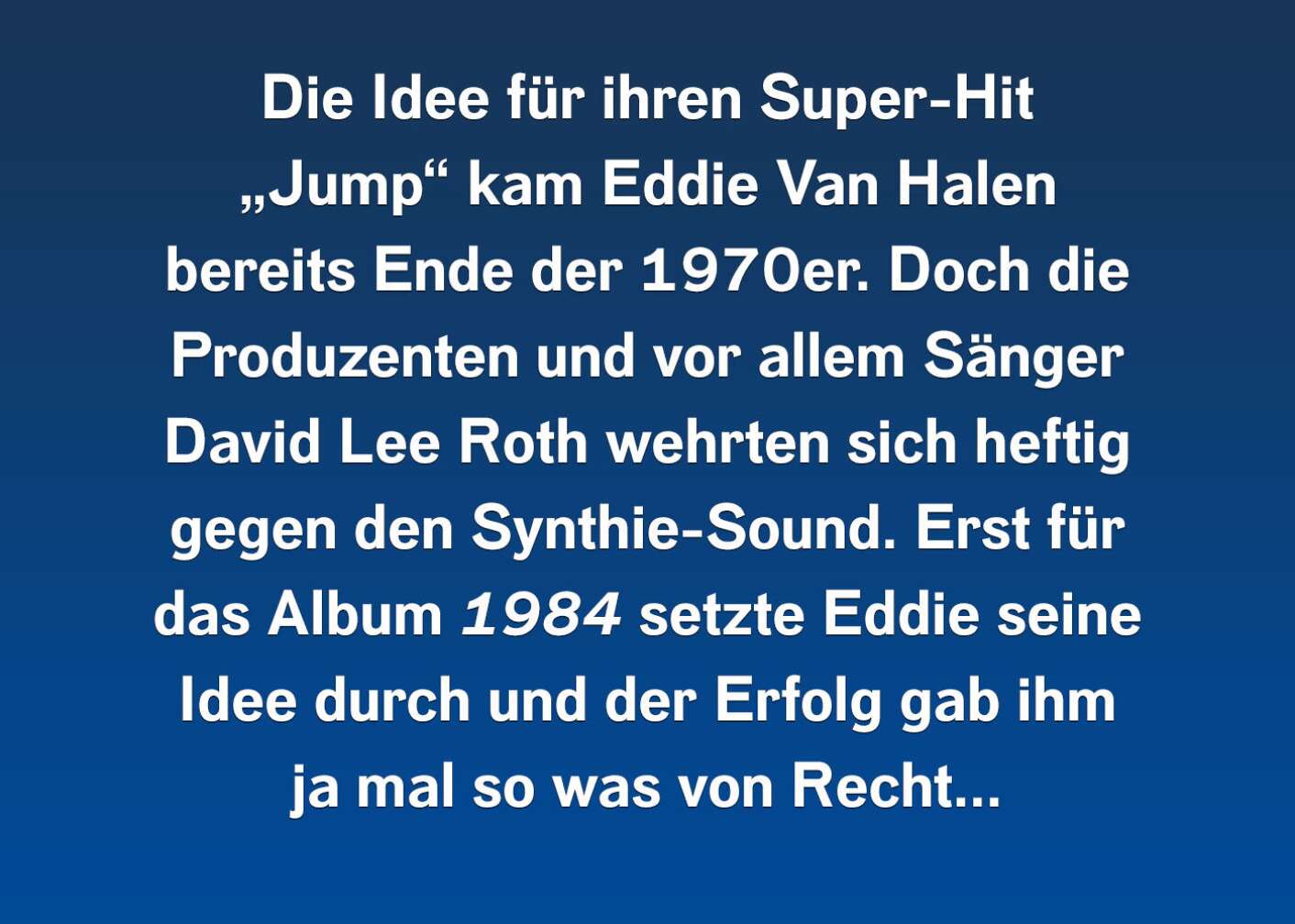 10 Fakten über Eddie Van Halen