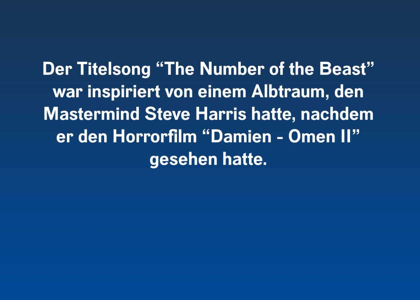 10 Fakten über <em>The Number of the Beast</em> (7)