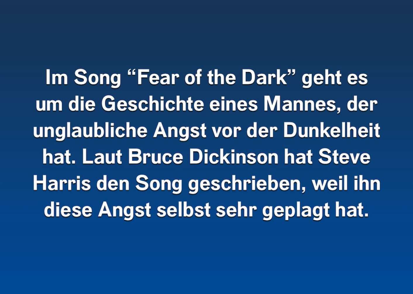 10 Fakten über <em>Fear of the Dark</em> (9)