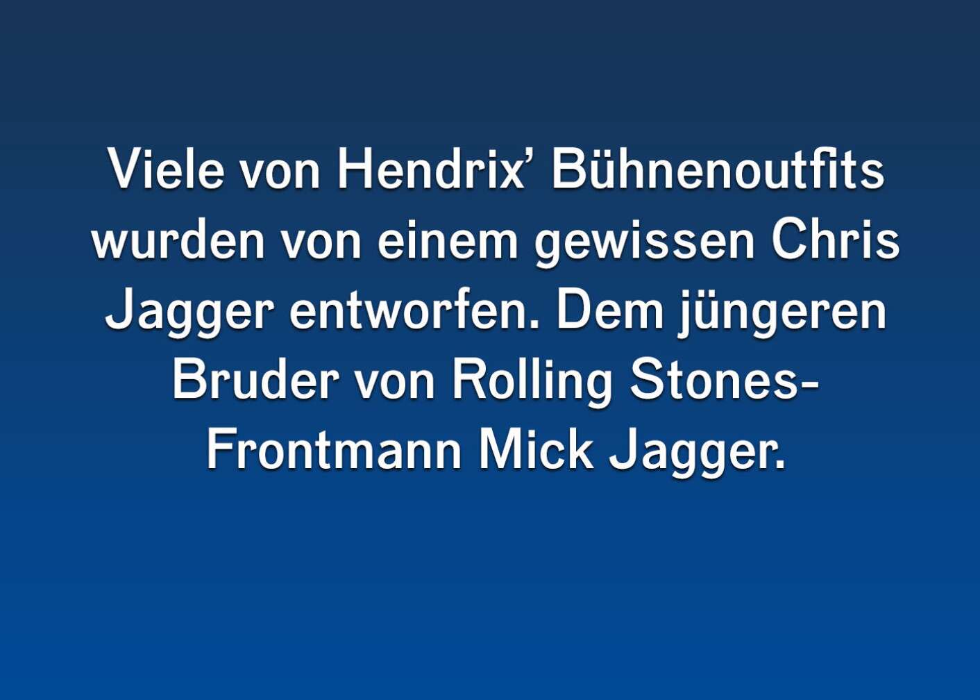 Fakten über Jimi Hendrix