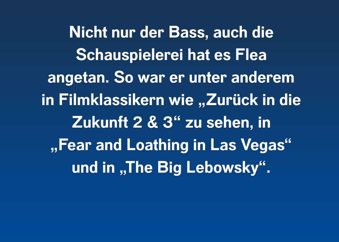 Fakten über Flea