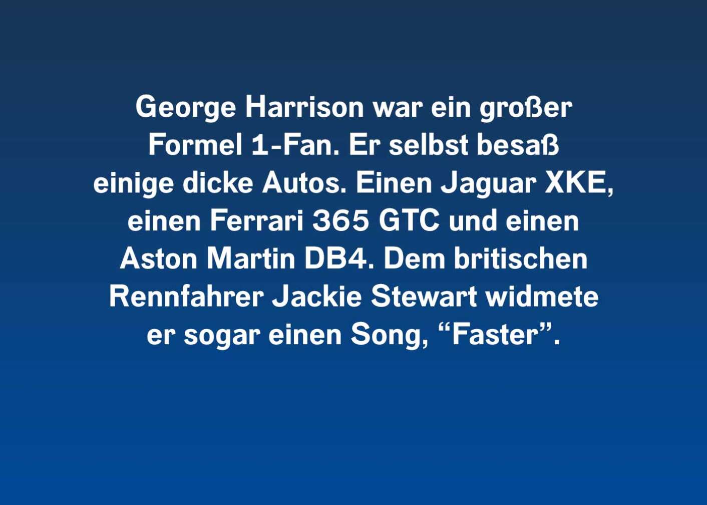 Fakten über George Harrison