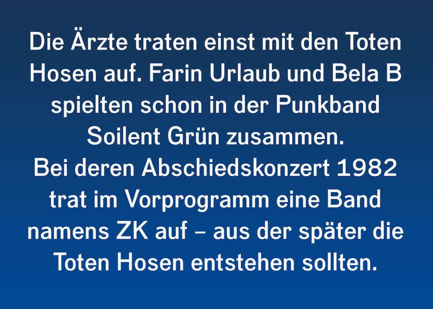 Fakten über die Ärzte