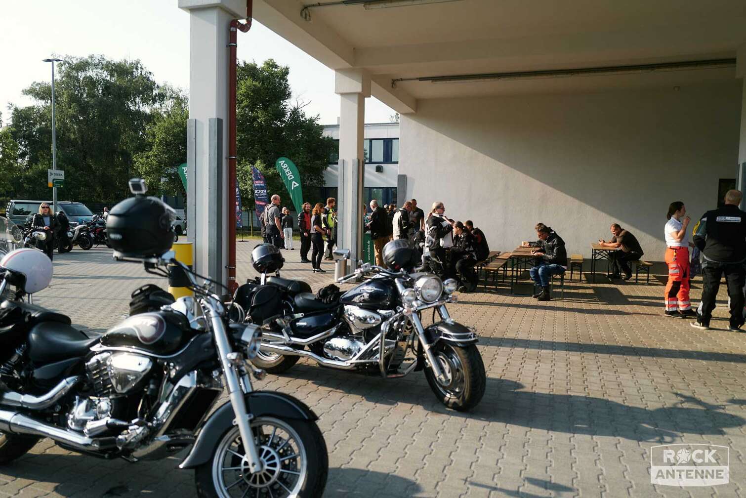 Ein Foto der ROCK ANTENNE Motorradtour 2023