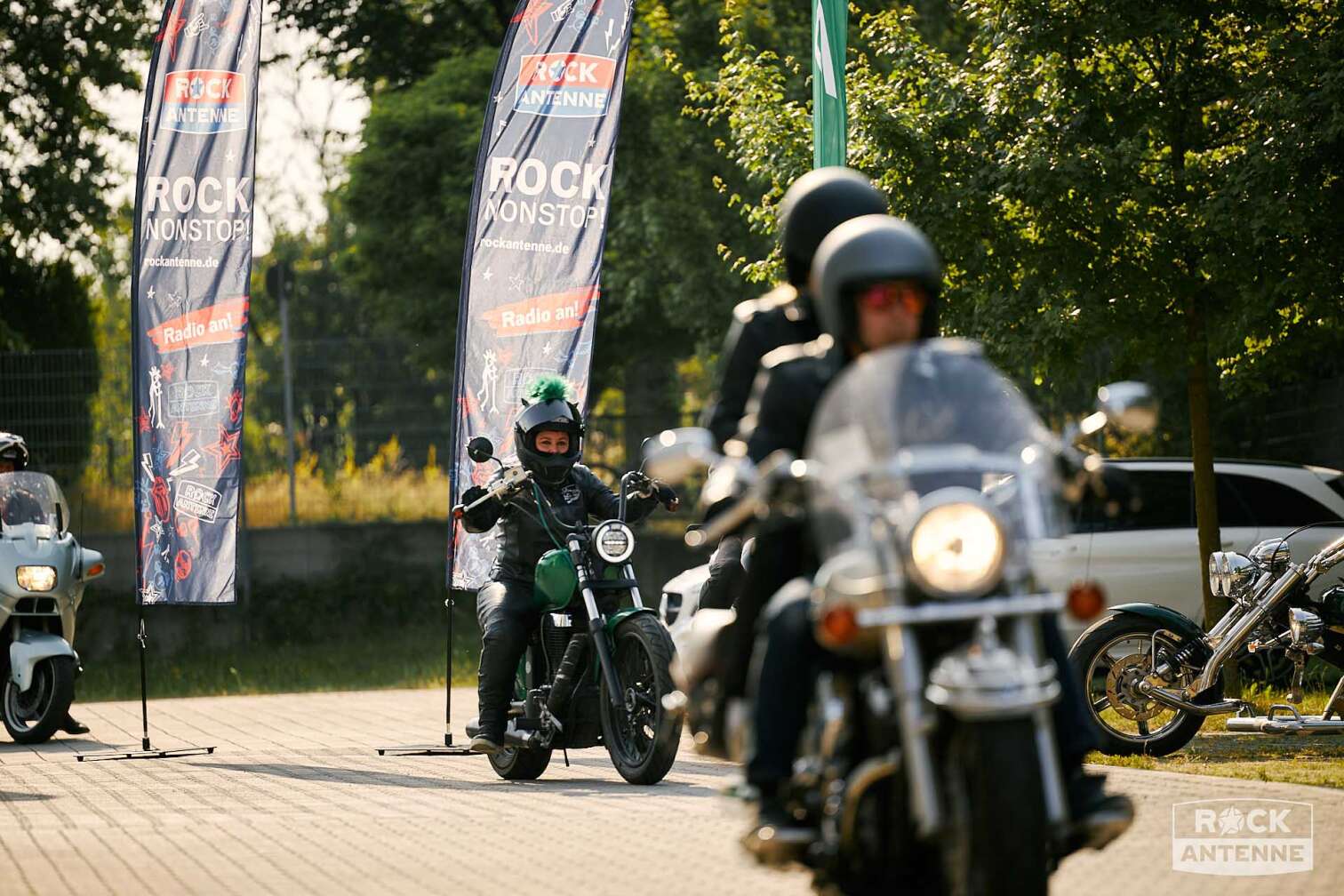 Ein Foto der ROCK ANTENNE Motorradtour 2023