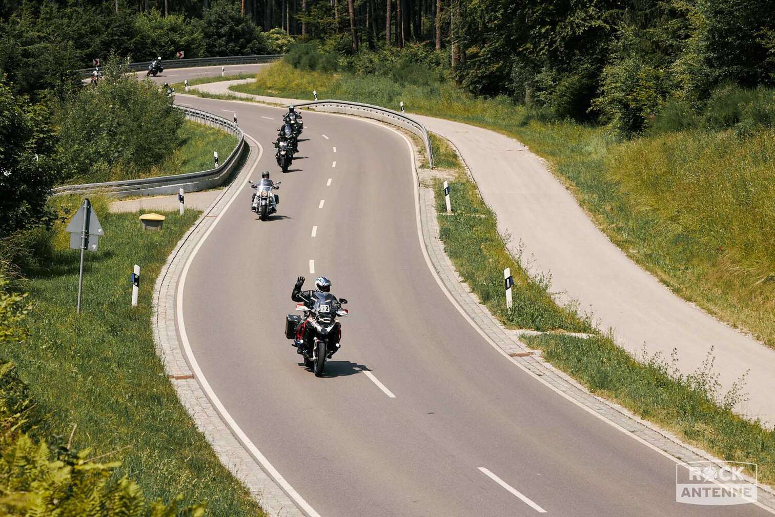 Ein Foto der ROCK ANTENNE Motorradtour 2023