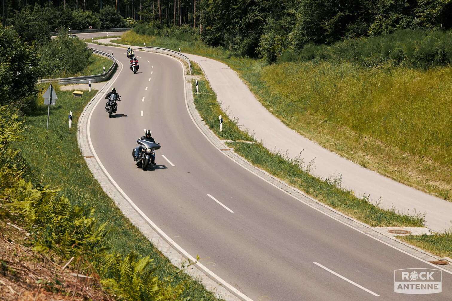 Ein Foto der ROCK ANTENNE Motorradtour 2023