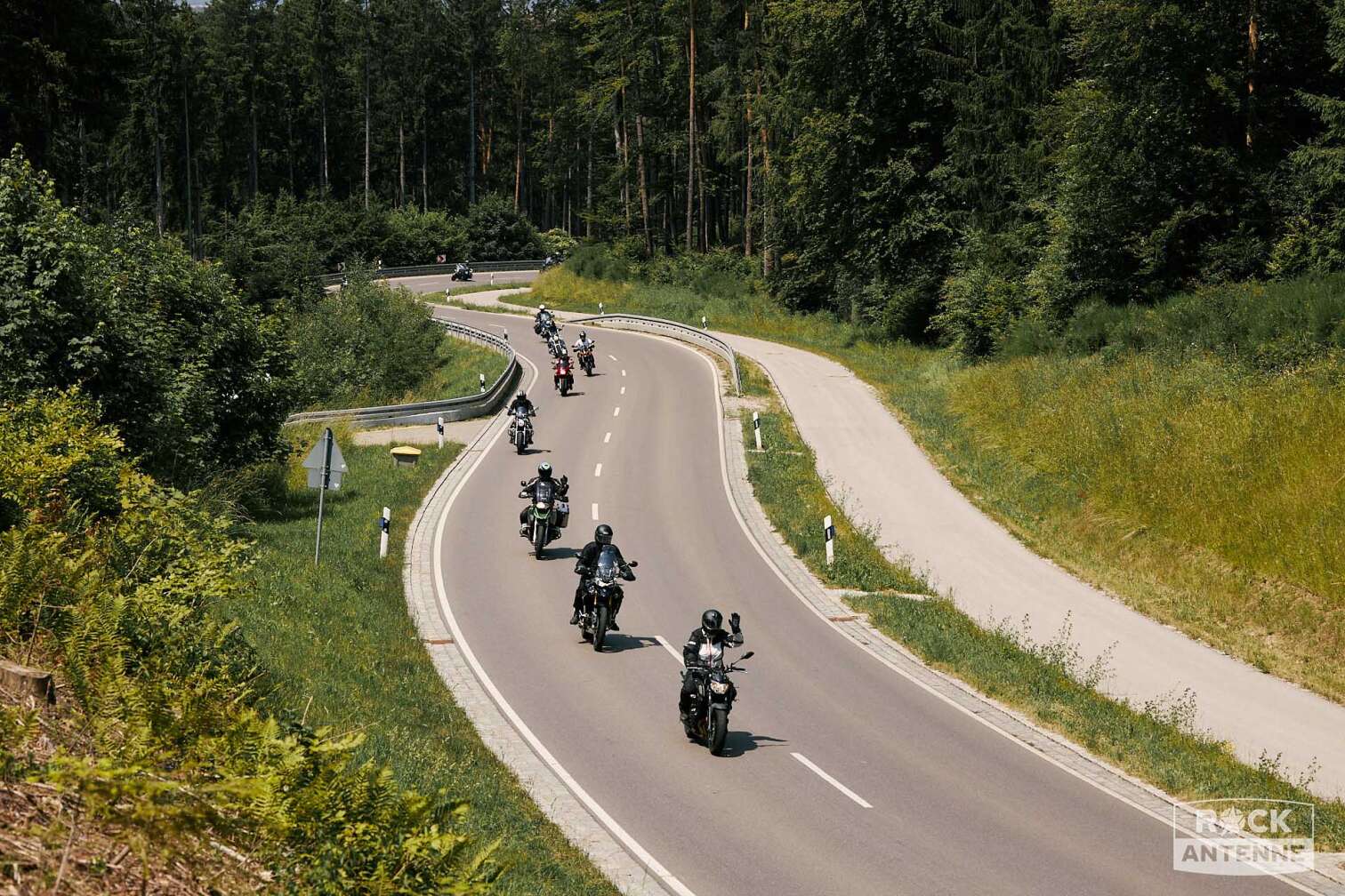 Ein Foto der ROCK ANTENNE Motorradtour 2023