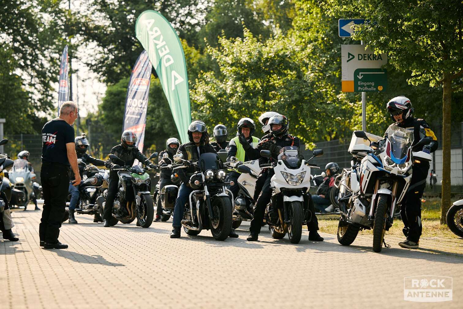 Ein Foto der ROCK ANTENNE Motorradtour 2023