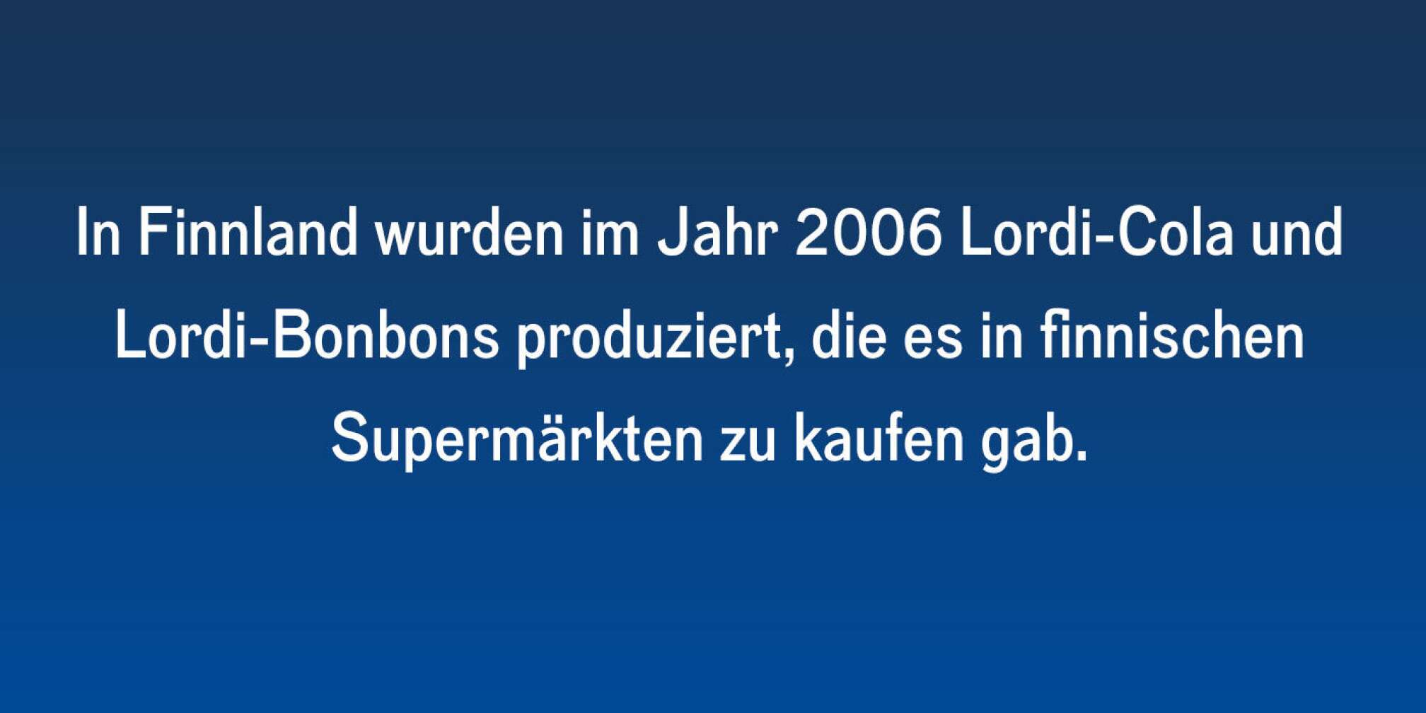 Fakten über Lordi