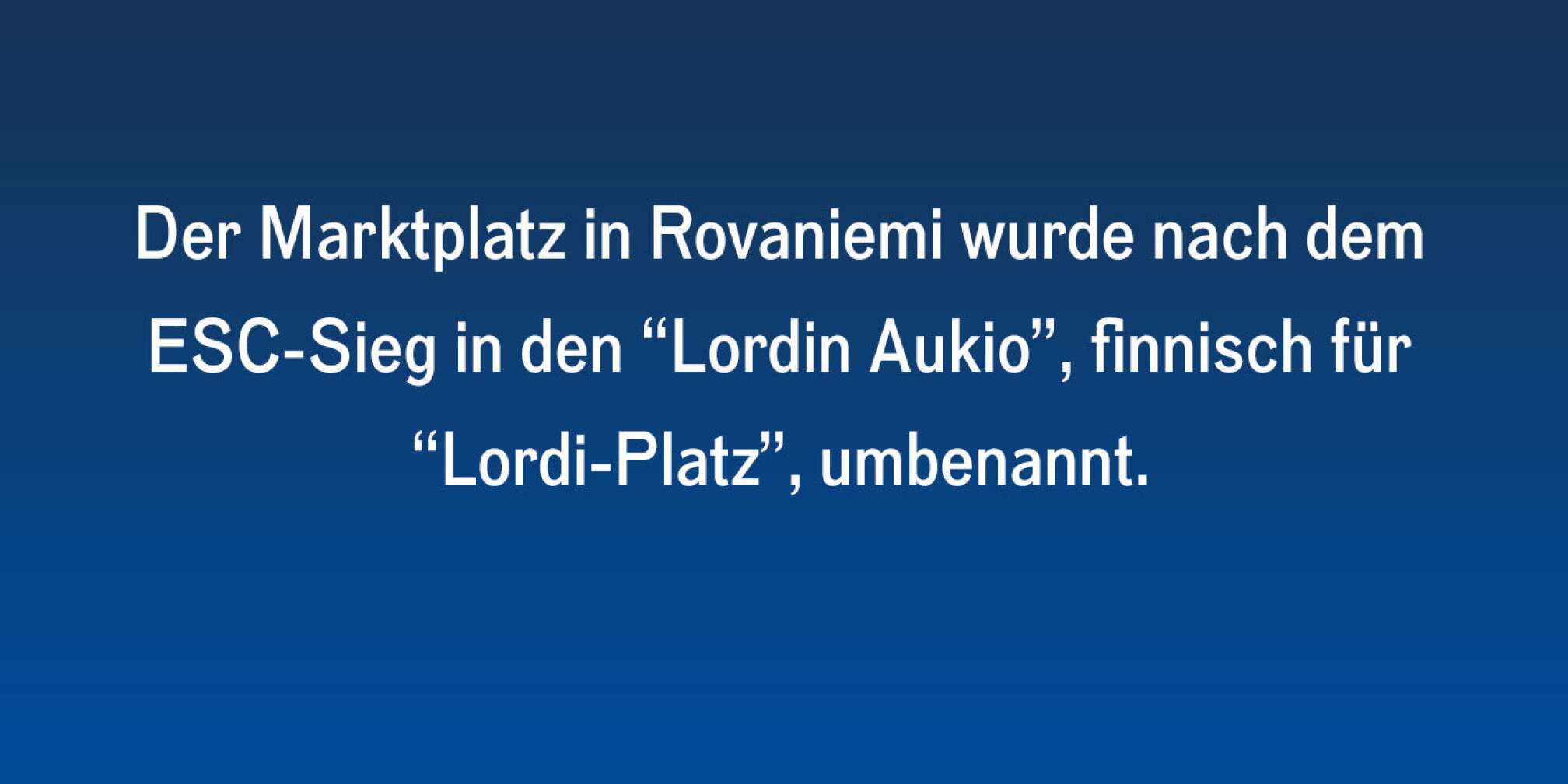 Fakten über Lordi