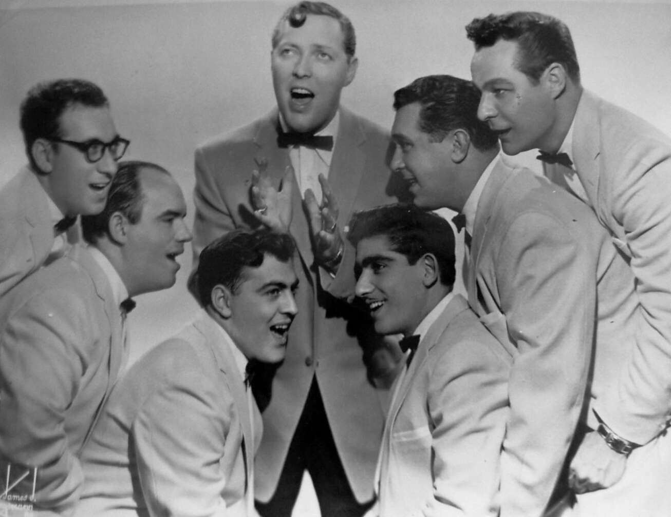 Bill Haley und The Comets, singend, Gruppenbild