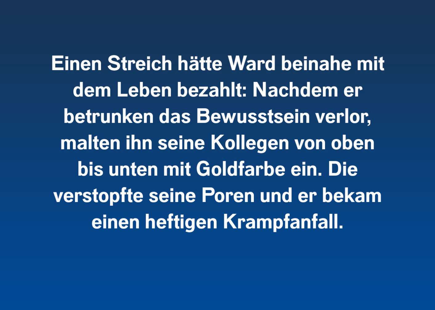 Fakt über Bill Ward als Fließtext