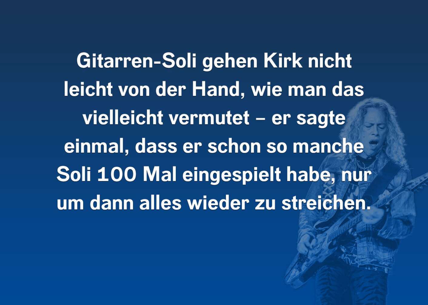 10 Fakten über Kirk Hammet