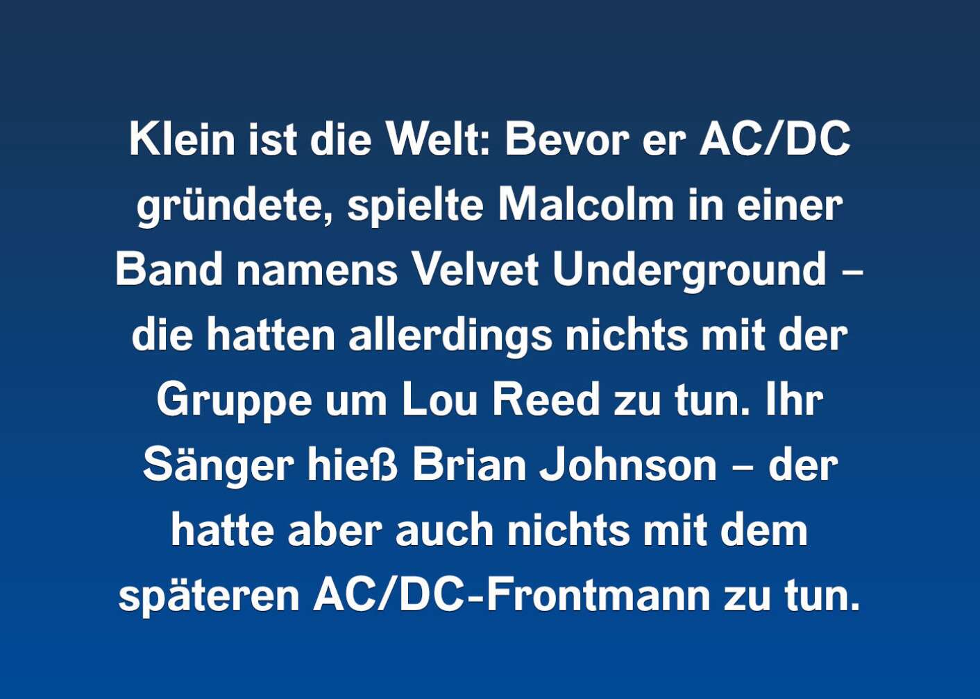 10 Fakten über Malcolm Young