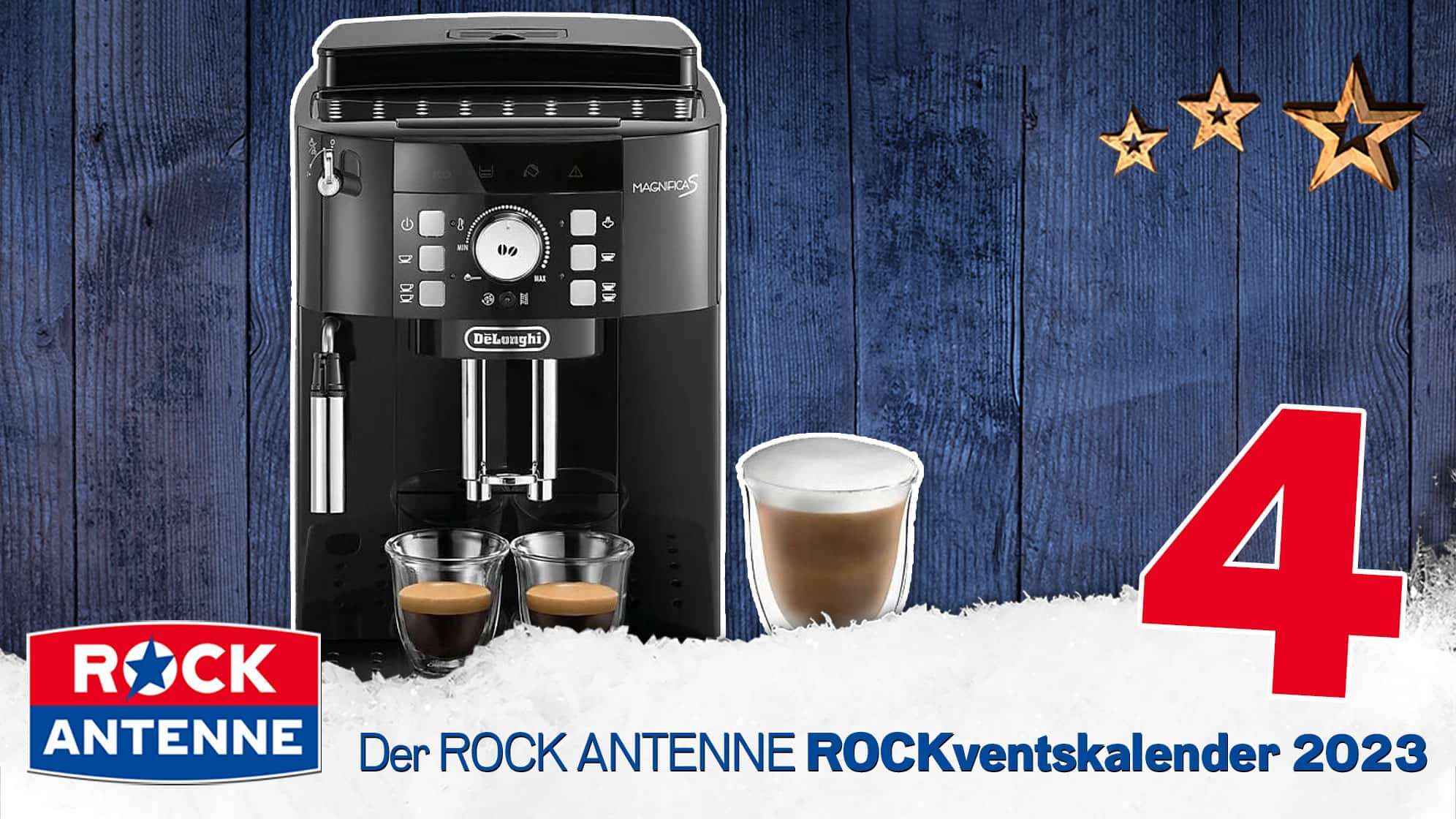 ROCK ANTENNE ROCKventskalender Türchen 4: Ein Kaffeevollautomat von Delonghi