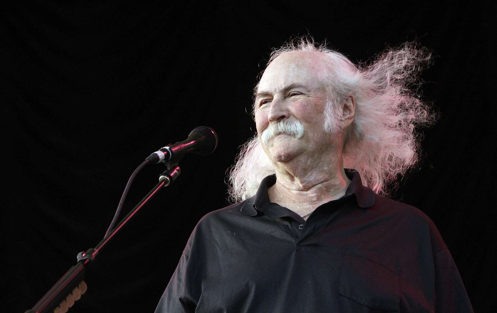 David Crosby bei einem Auftritt