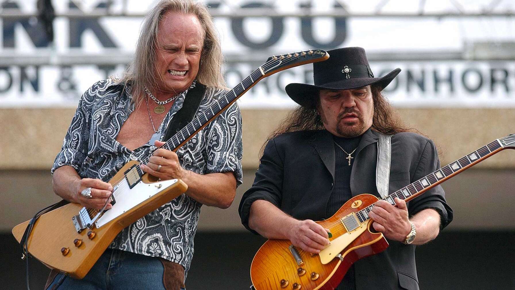 Gary Rossington mit Rickey Medlocke