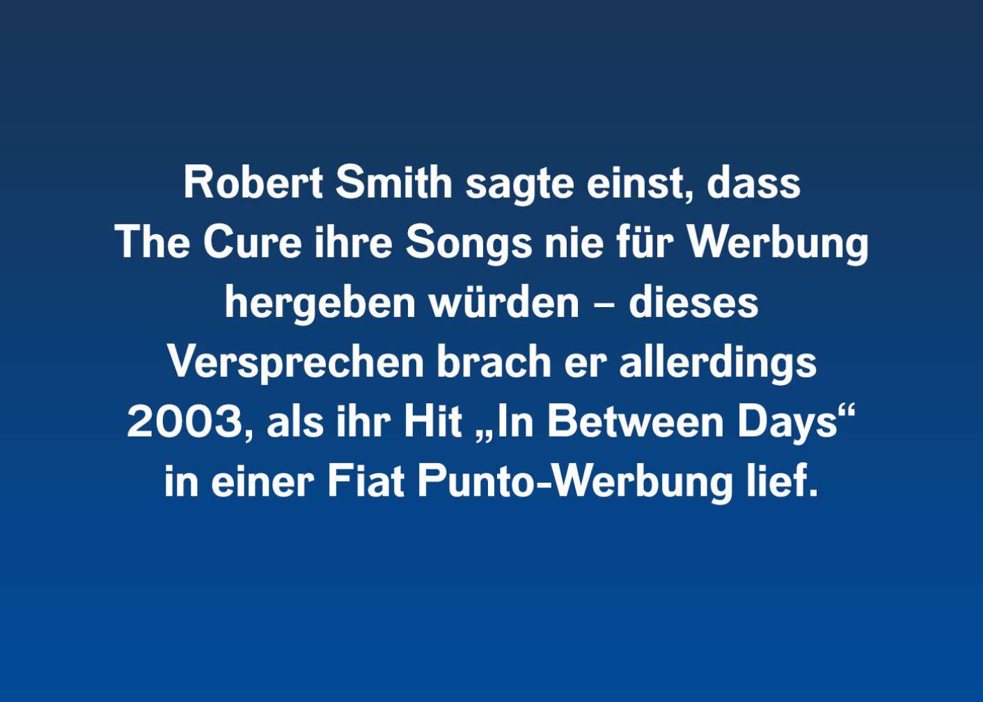 Fakten über Robert Smith