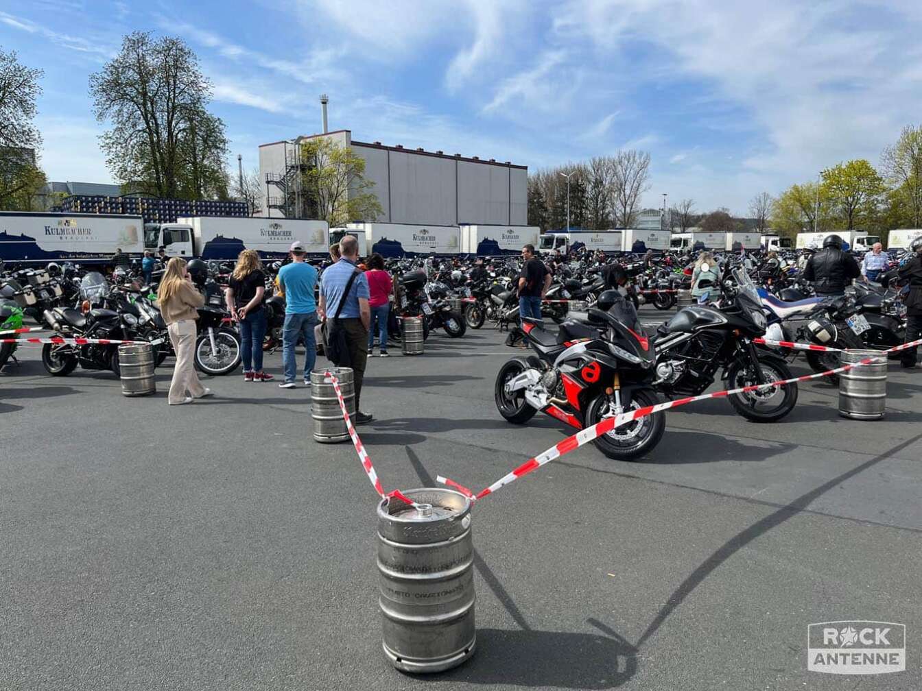 Foto von der 20. Motorradsternfahrt Kulmbach von 22. bis 23. April 2023