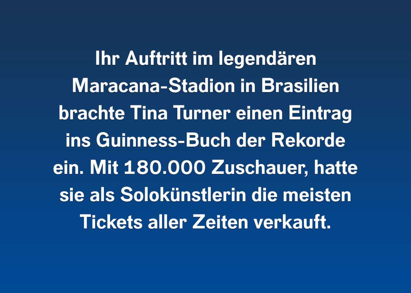 10 Fakten über Tina Turner