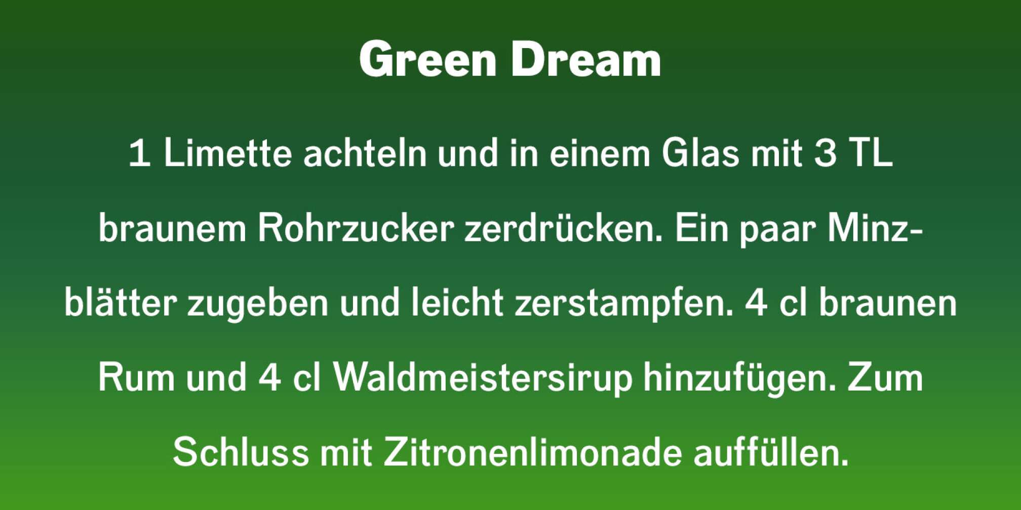 Rezept für St. Patricks Day Drinks als Fließtext