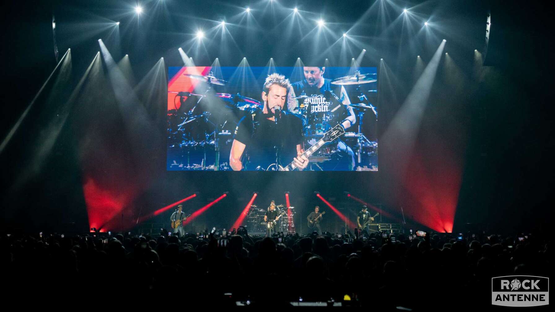 Nickelback bei ihrem Konzert am 08.06.2024 in München