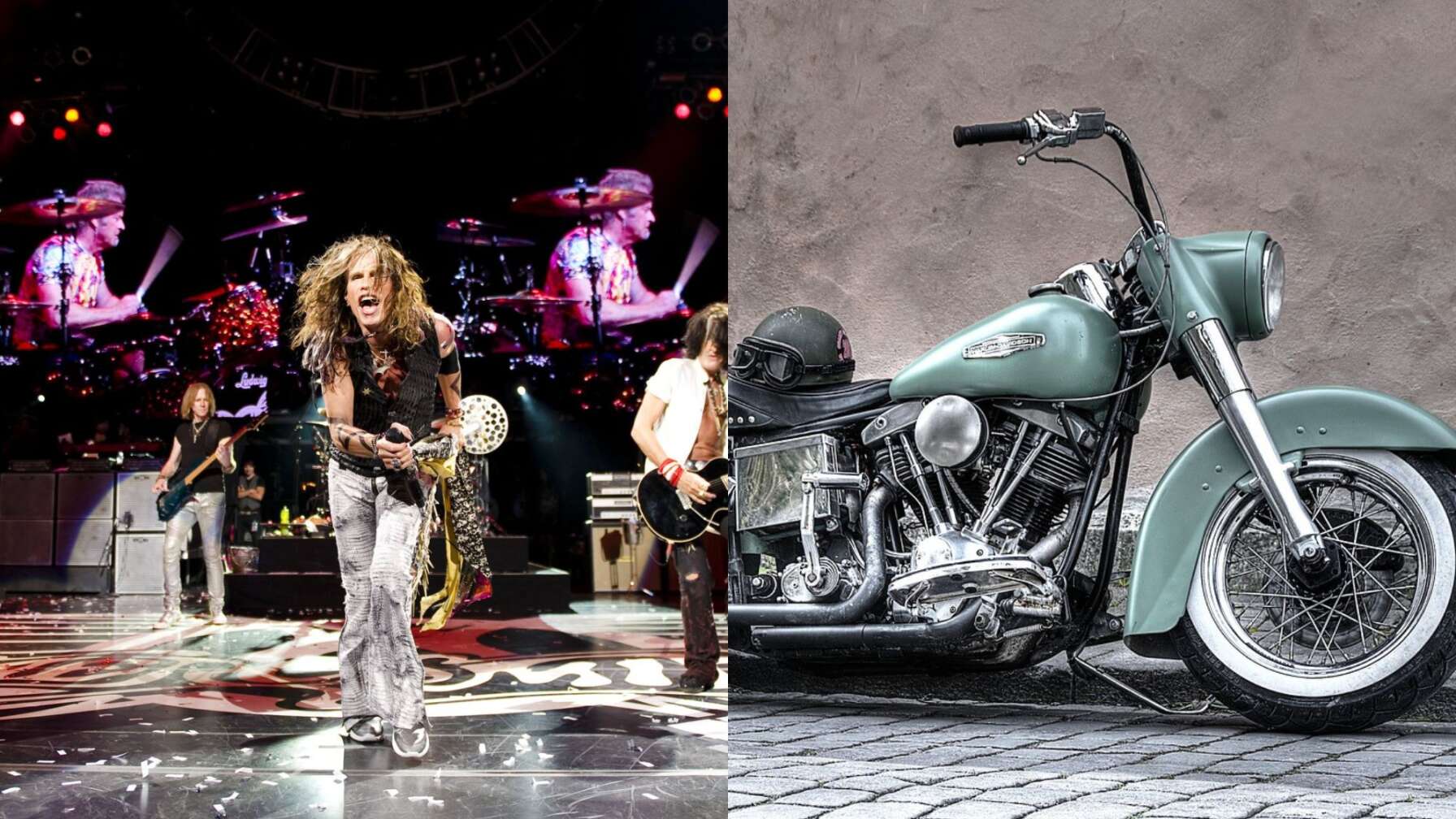 Ein regelrechter Motorradnarr ist auch Steven Tyler von Aerosmith. Der Musiker aus Boston hat sogar eine eigene Custome Firma gegründet. Mittlerweile kenn jeder Rockfan mit großem Geldbeutle eine Harley von Dirico Custom Motorcycles erwerben.