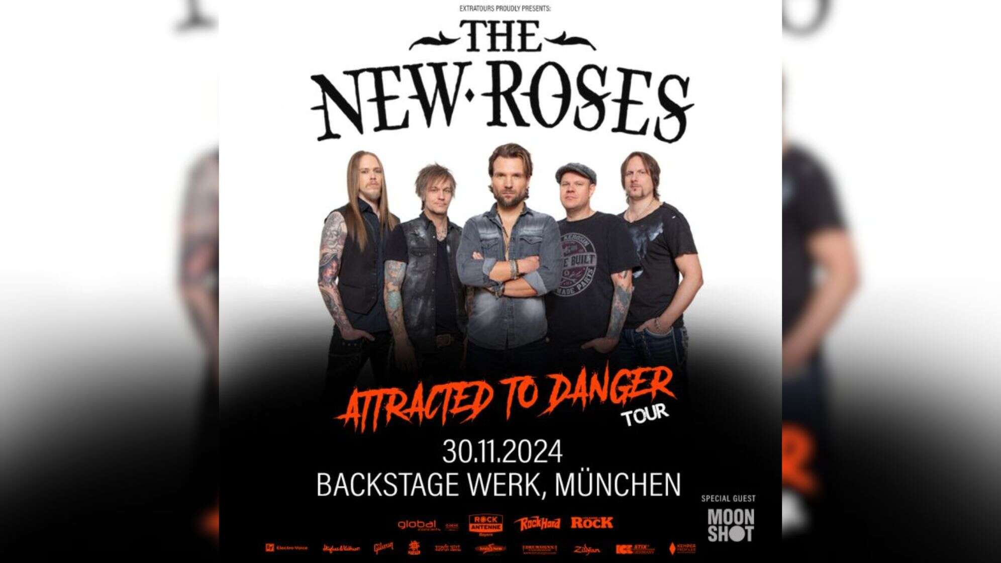 Bandfoto von The New Roses, Attracted To Dancer, 30.11.2024