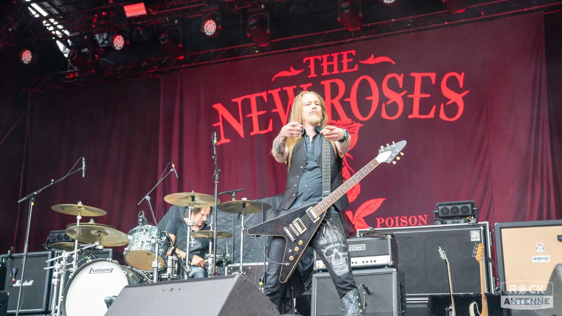 The New Roses beim ROCK ANTENNE Open Air 2024 am Showpalast am 15.06.2024