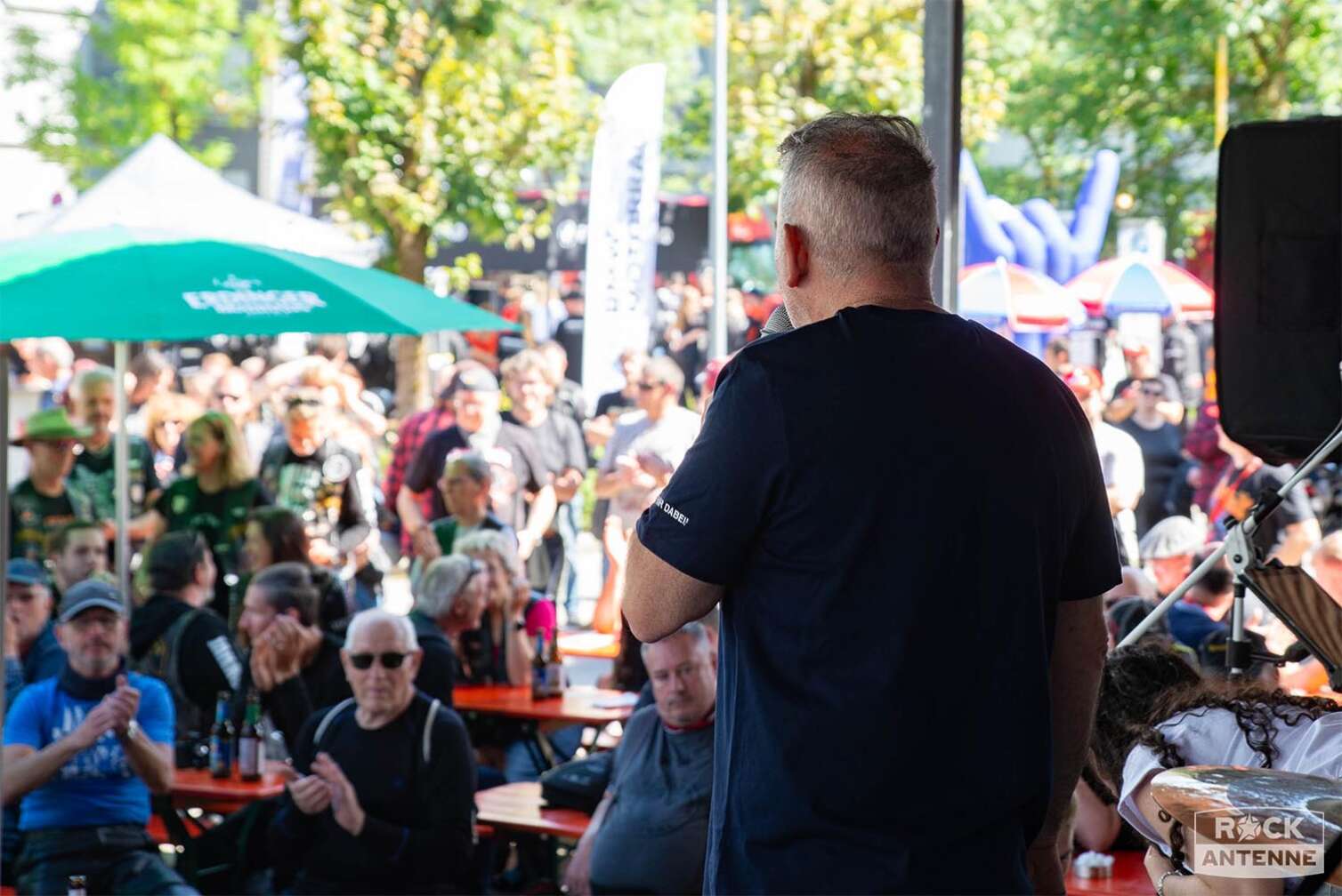 Foto von der ROCK ANTENNE Motorradtour 2024 - Eindrücke von der After Tour Party am ROCK ANTENNE Funkhaus in Ismaning