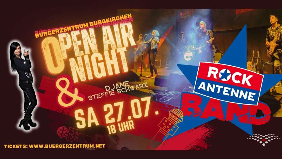 27.07.24: ROCK ANTENNE Open Air Night mit DJane Steffie Schwarz