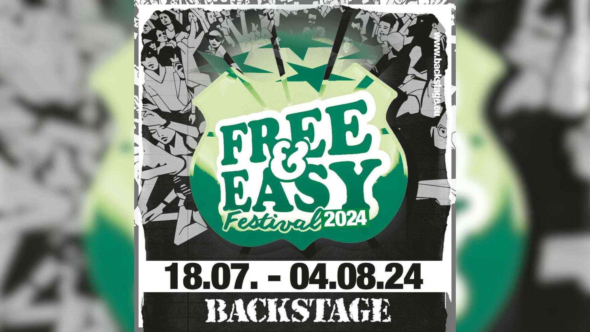 Plakatfoto vom Free&Easy Festivla 2024