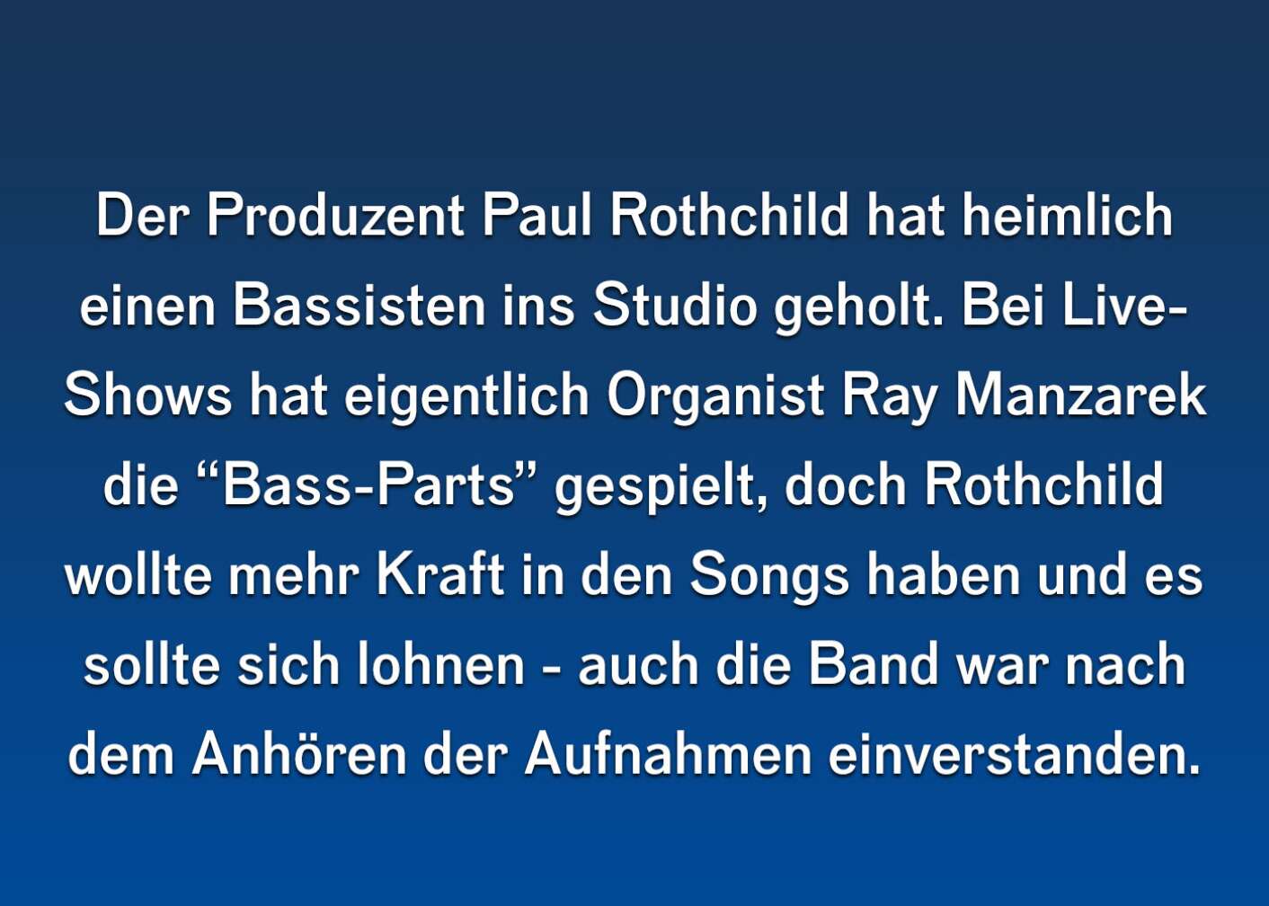 10 Fakten rund um das Debütalbum der Doors