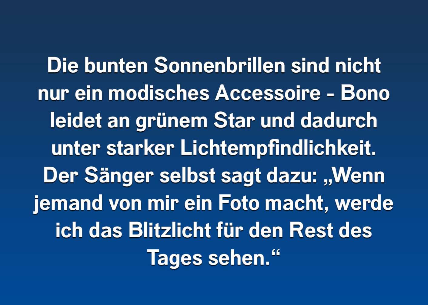 10 Fakten über den Front­mann von U2 (8)