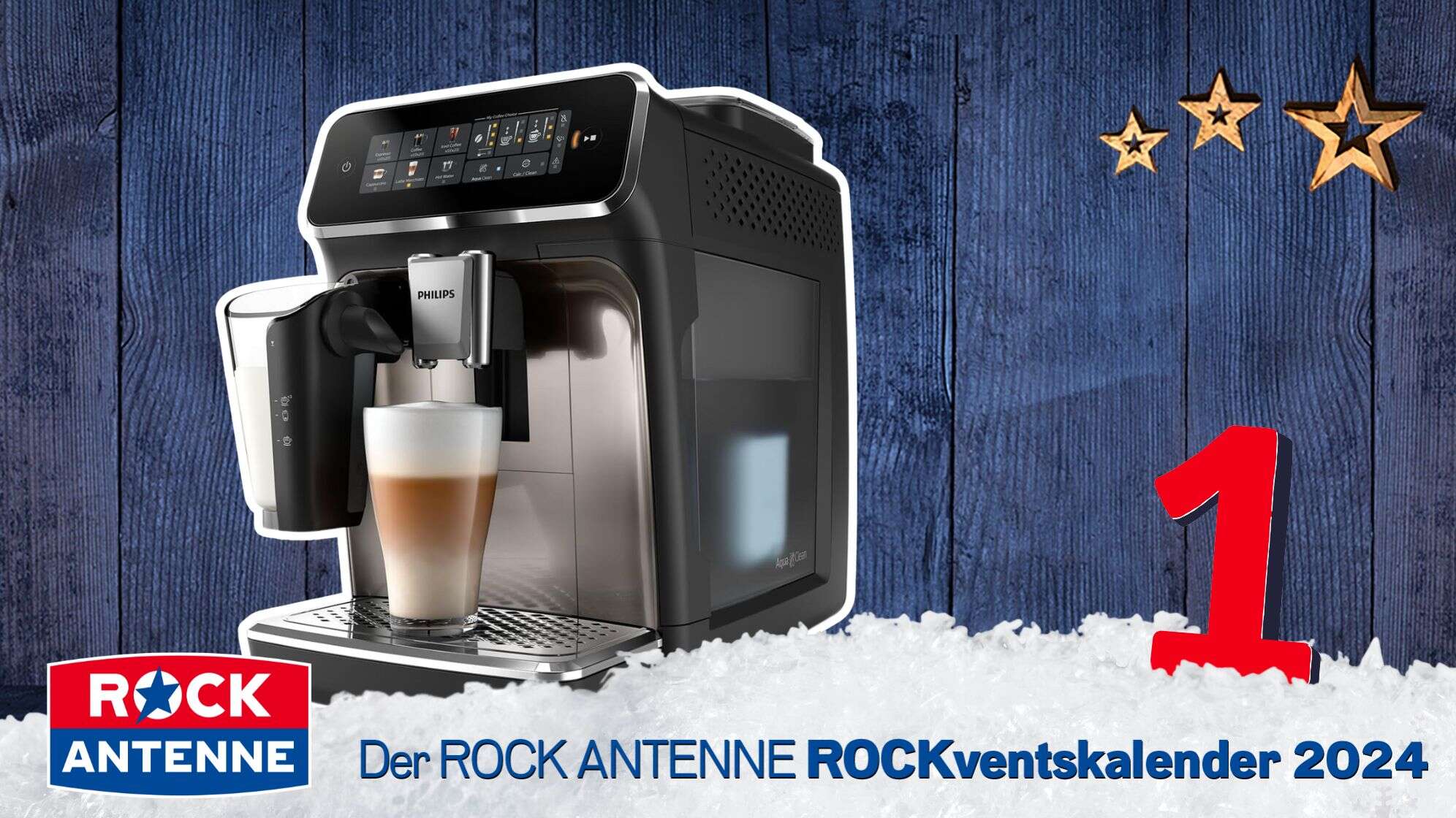 ROCK ANTENNE ROCKventskalender Türchen 1: Ein Kaffeevollautomat von Philipps