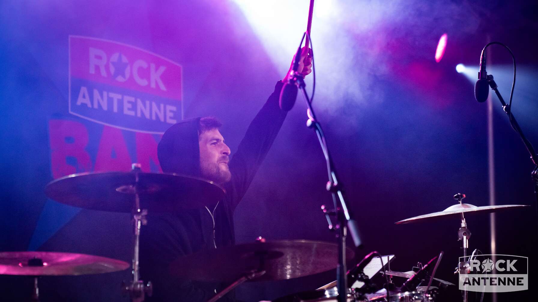 Rock The Mountain 2024 in Samnaun: Die ROCK ANTENNE Band