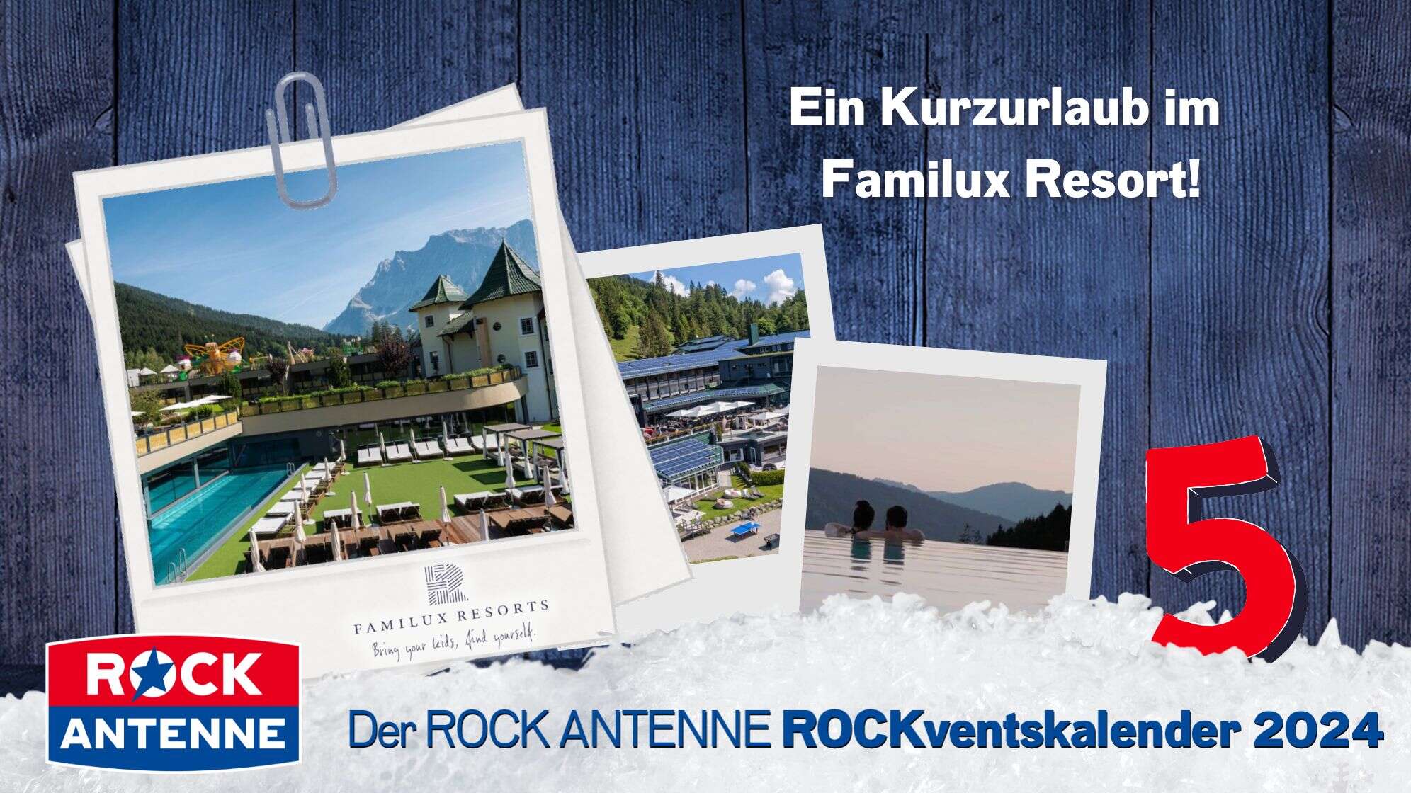 Bilder von den Familux Resorts im ROCKventskalender Nummer 5